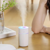 Experience Refreshing Atmosphere: 1200mAh Wireless Rechargeable Air Humidifier with Gradient-Colored LED Lights