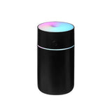 Experience Refreshing Atmosphere: 1200mAh Wireless Rechargeable Air Humidifier with Gradient-Colored LED Lights