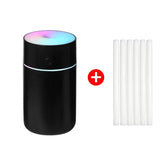 Experience Refreshing Atmosphere: 1200mAh Wireless Rechargeable Air Humidifier with Gradient-Colored LED Lights