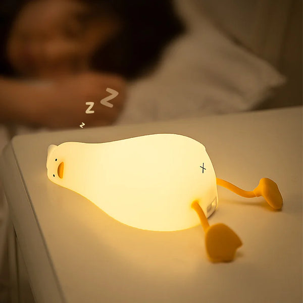 Illuminate Your Nights with the Quack-tastic Duck Rechargeable LED Night Light!