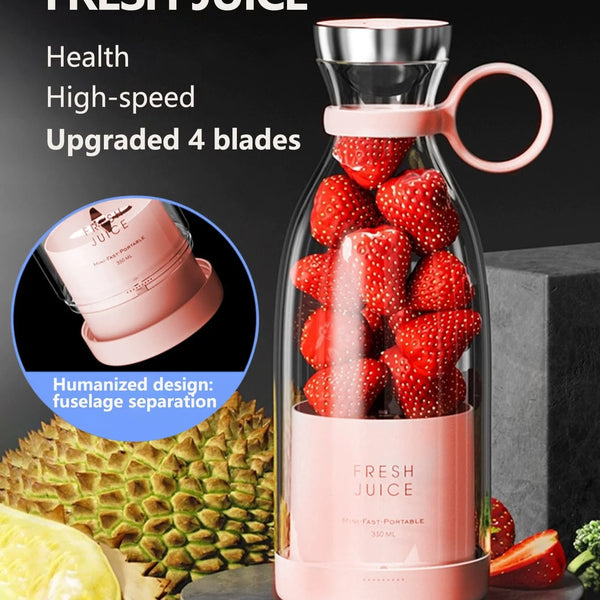 FRESH JUICE  350ml Mini Portable Smoothies Blender