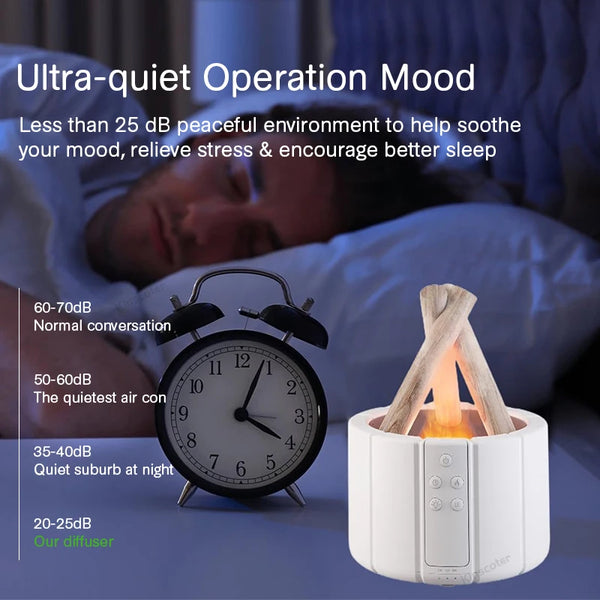 Embrace Tranquility: Introducing the KINSCOTER Simulated Flame Aroma Diffuser