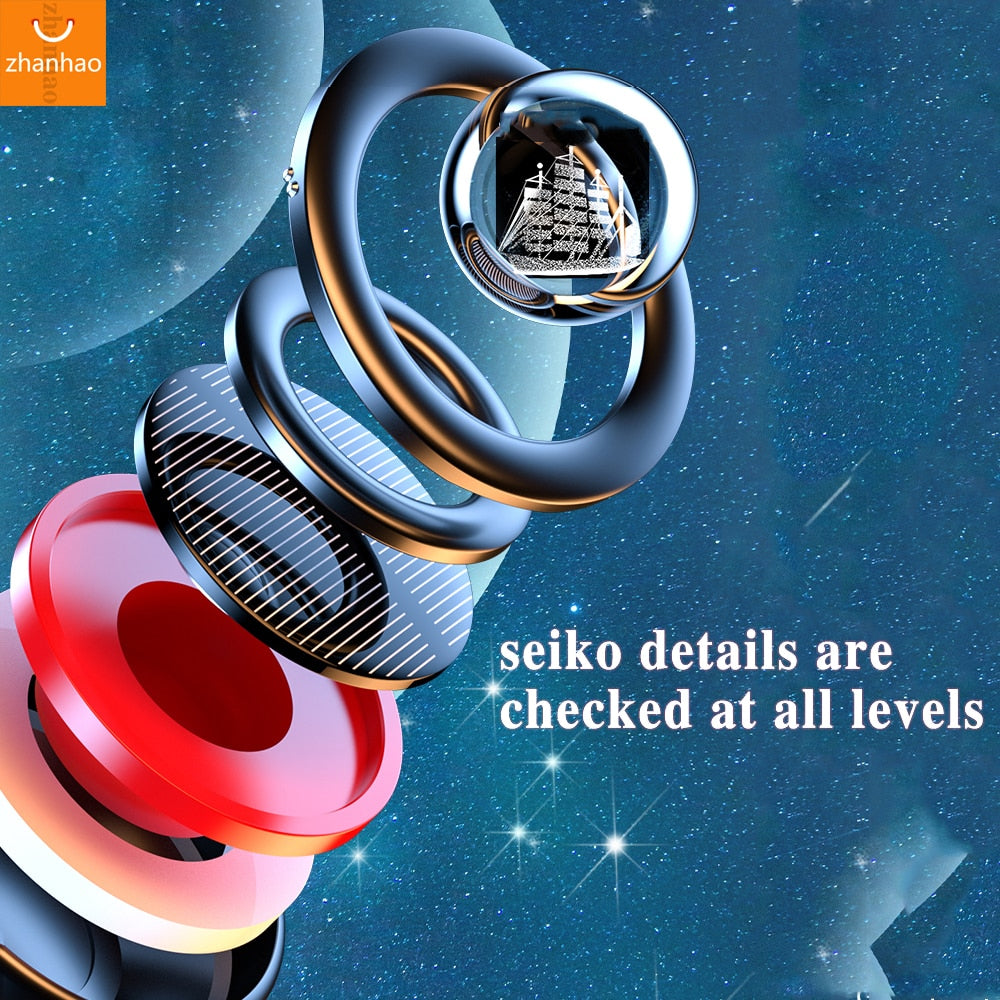 Car Air Freshener Solar Rotating Perfume Diffuser