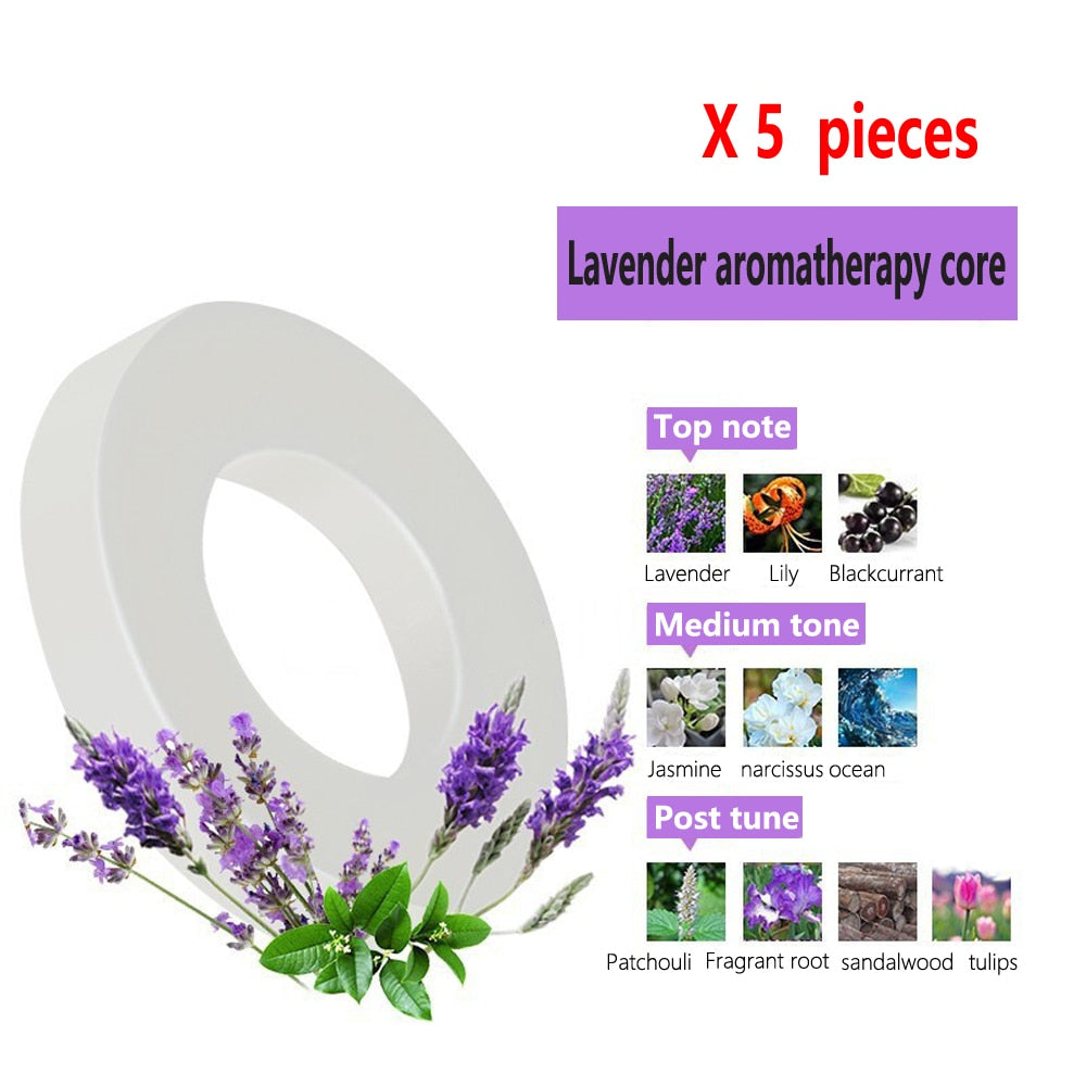 Car Air Freshener Solar Rotating Perfume Diffuser