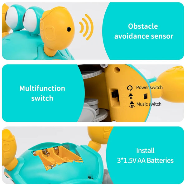 Crab Capers: Musical Induction Escape Toy for Babies