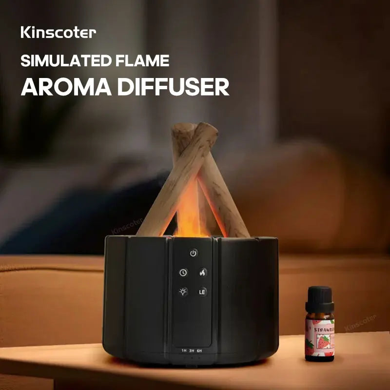Embrace Tranquility: Introducing the KINSCOTER Simulated Flame Aroma Diffuser