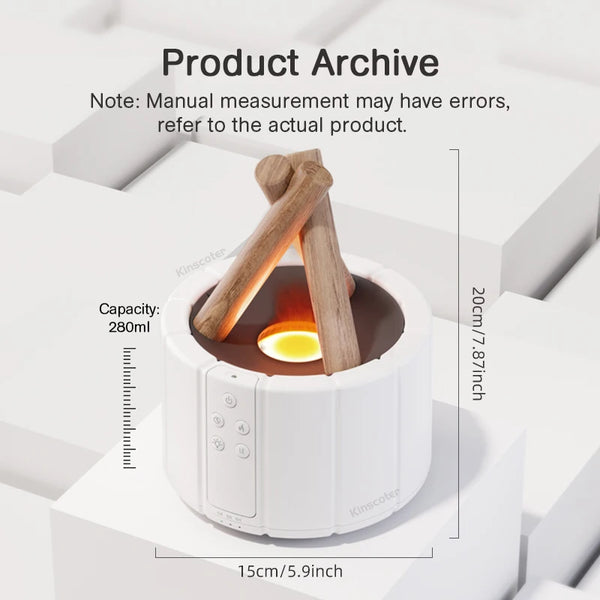 Embrace Tranquility: Introducing the KINSCOTER Simulated Flame Aroma Diffuser