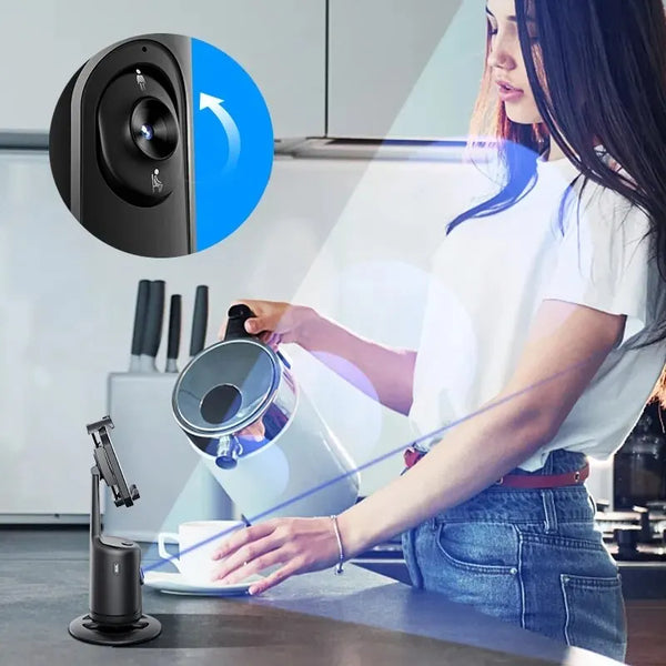 360° Auto-Face Tracking Tripod: Capture Every Angle with Precision