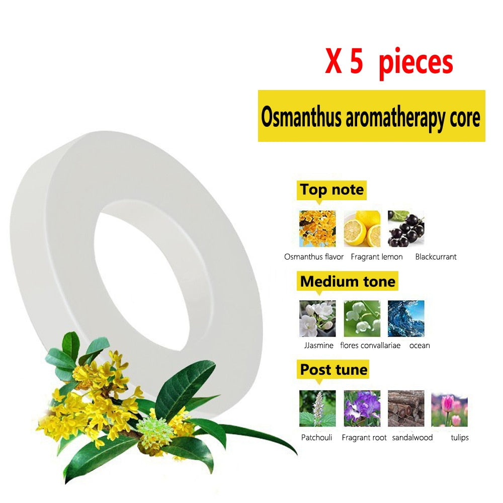 Car Air Freshener Solar Rotating Perfume Diffuser