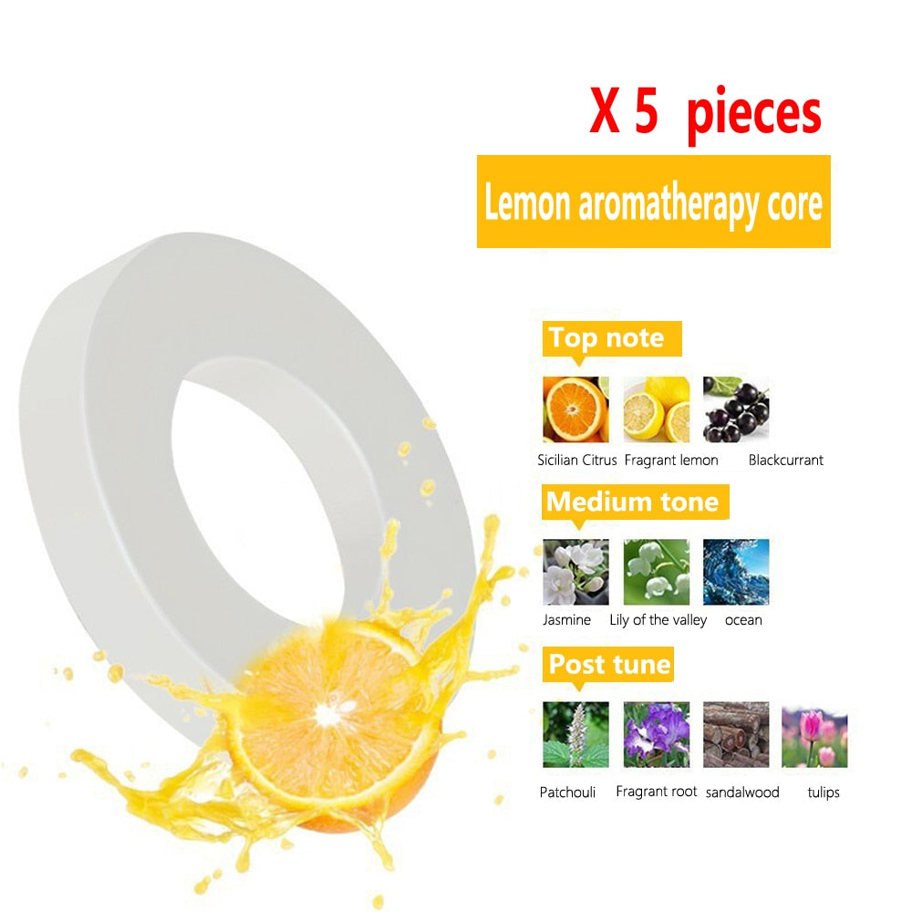 Car Air Freshener Solar Rotating Perfume Diffuser