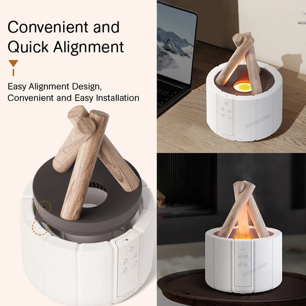 Embrace Tranquility: Introducing the KINSCOTER Simulated Flame Aroma Diffuser