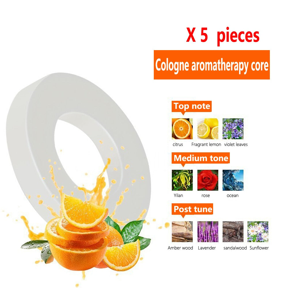Car Air Freshener Solar Rotating Perfume Diffuser