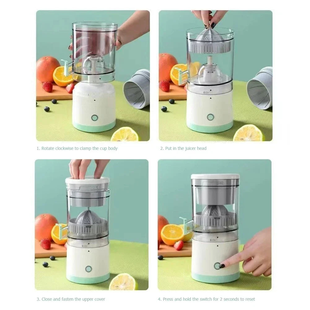 Portable Electric Juicer: Fresh Juice Anytime, Anywhere