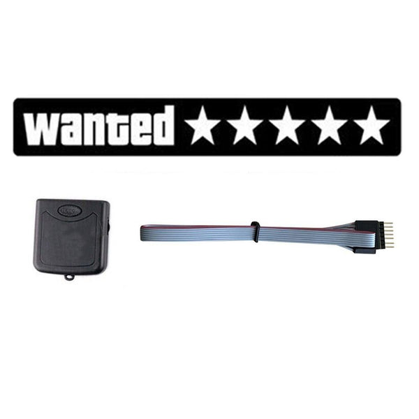 WANTED Sign LED Sticker