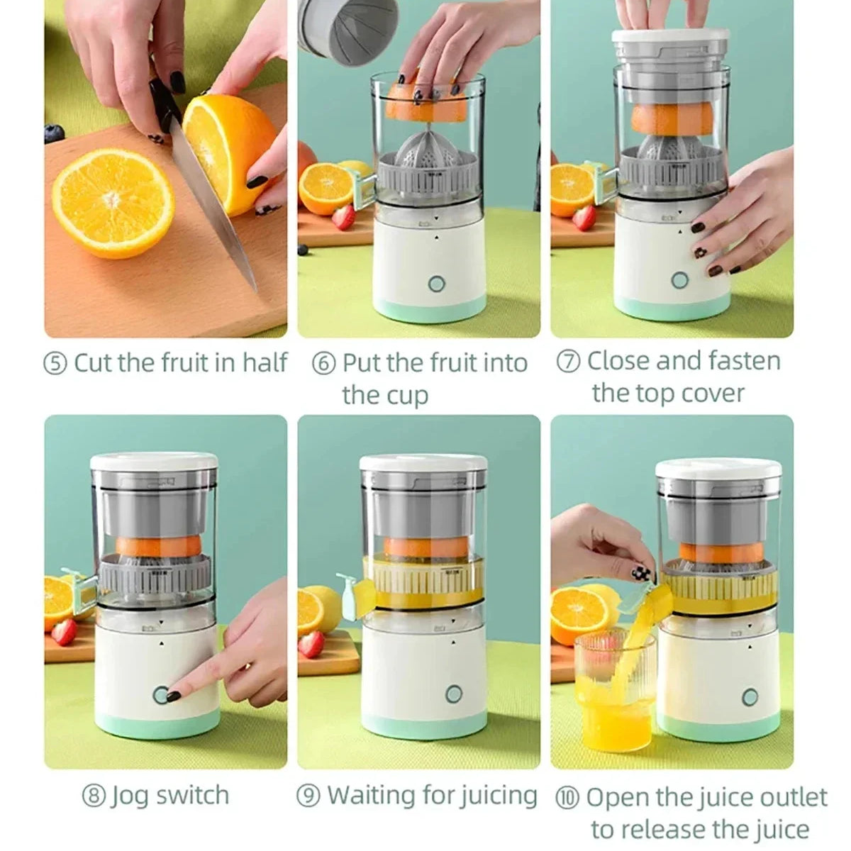 Portable Electric Juicer: Fresh Juice Anytime, Anywhere