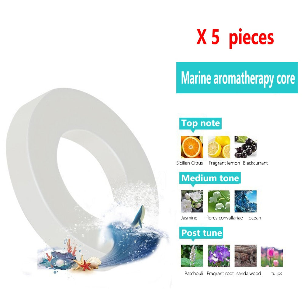 Car Air Freshener Solar Rotating Perfume Diffuser