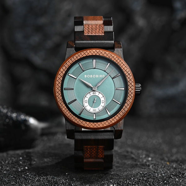 Engraved Wood Watch
