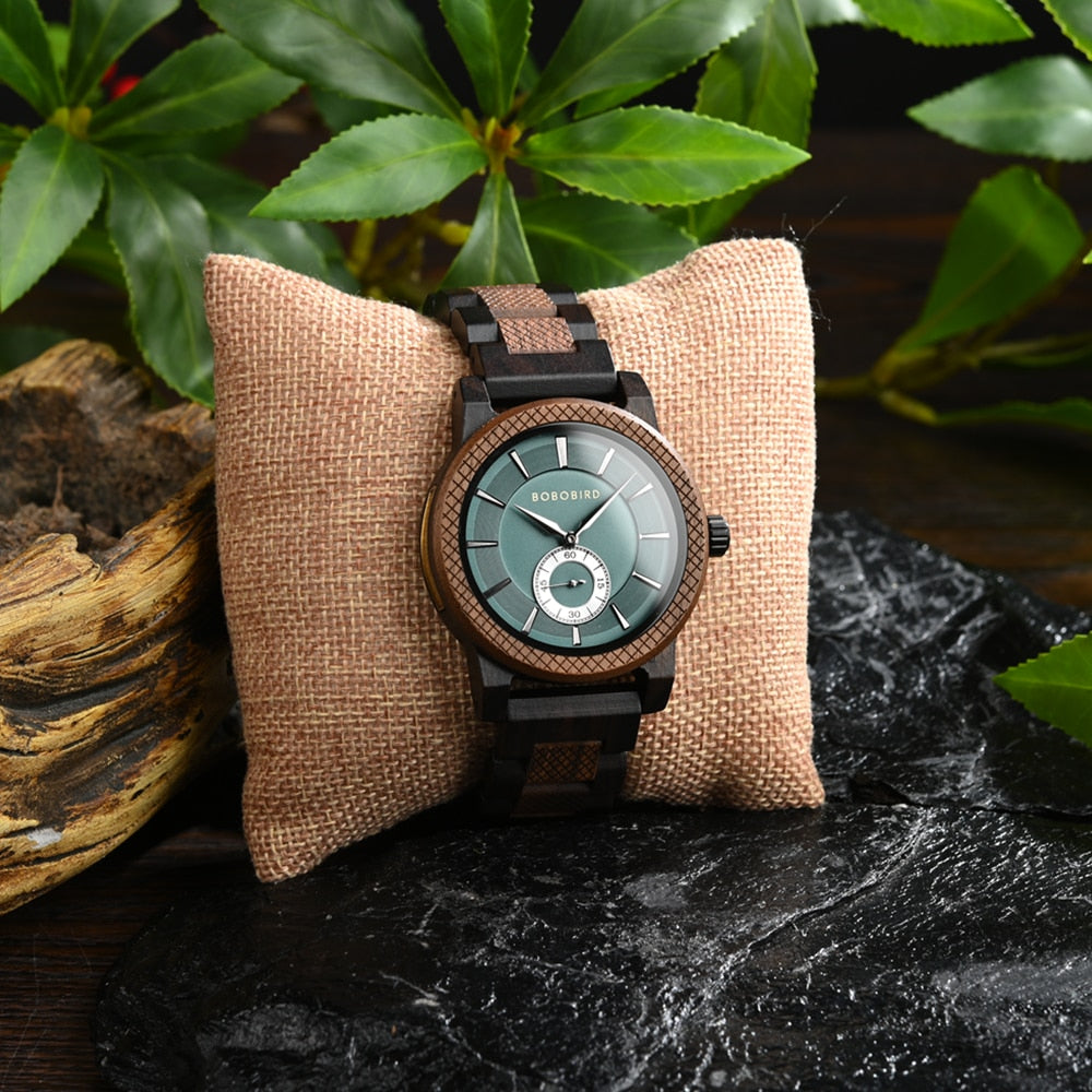 Engraved Wood Watch