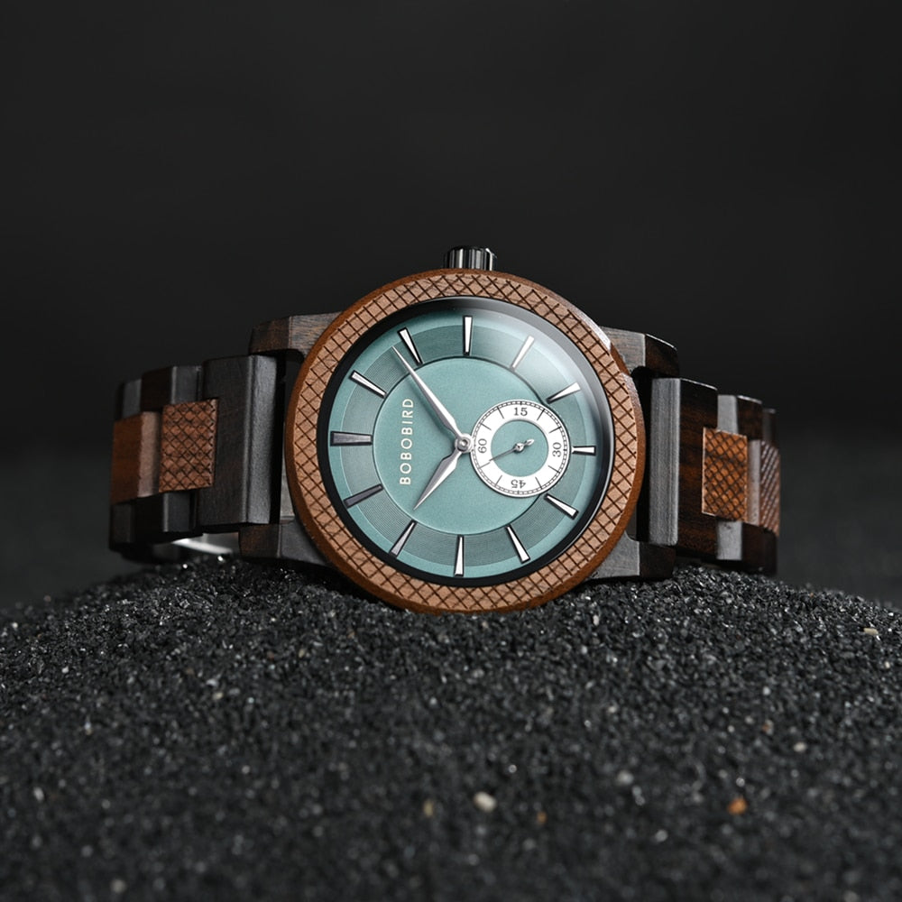Engraved Wood Watch