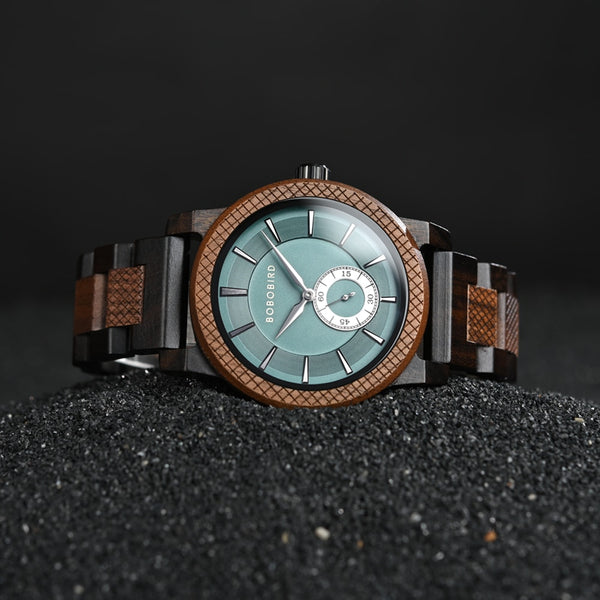 Engraved Wood Watch