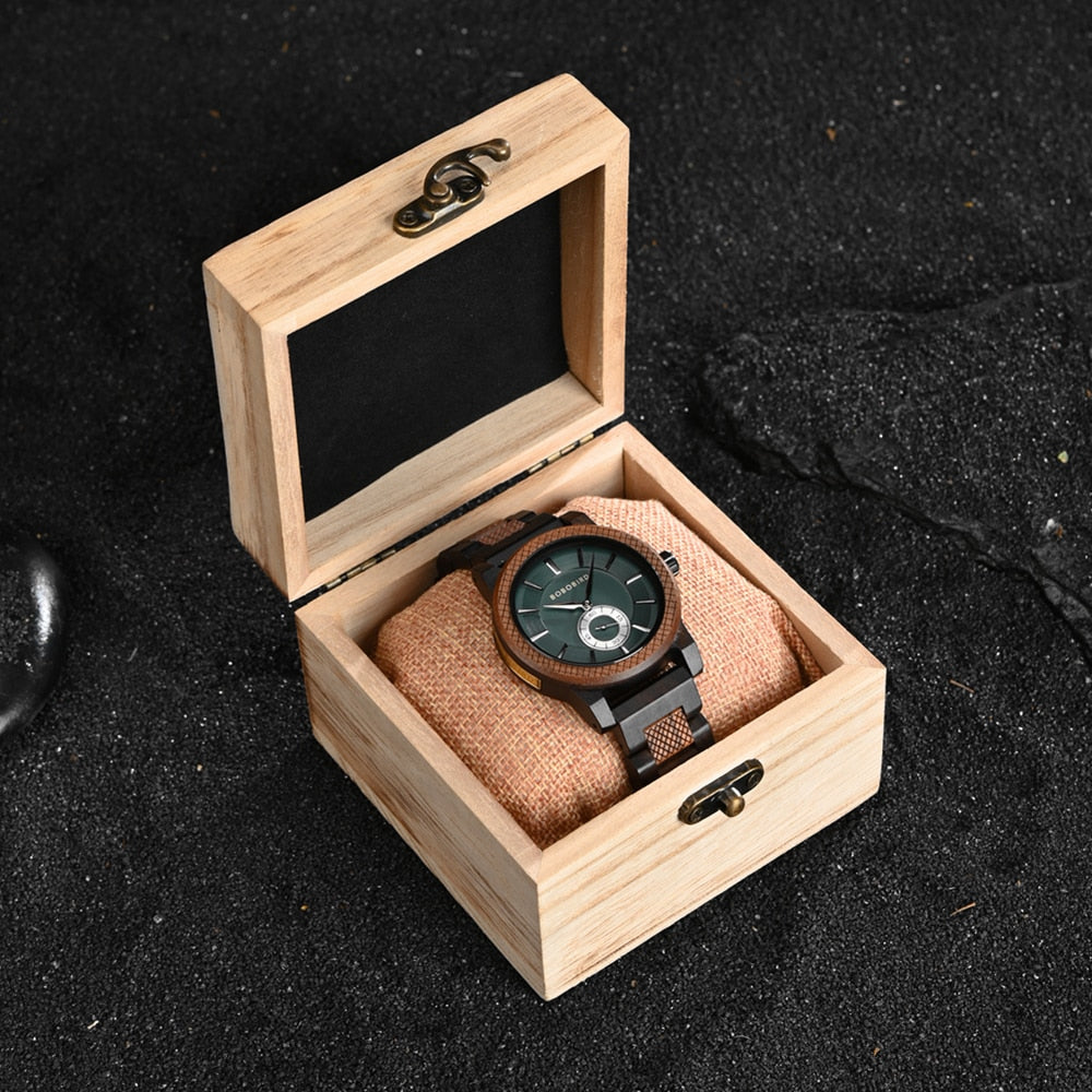 Engraved Wood Watch