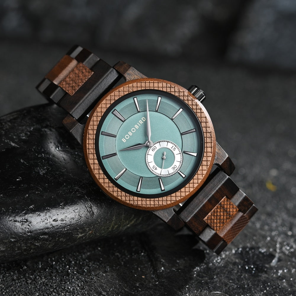 Engraved Wood Watch
