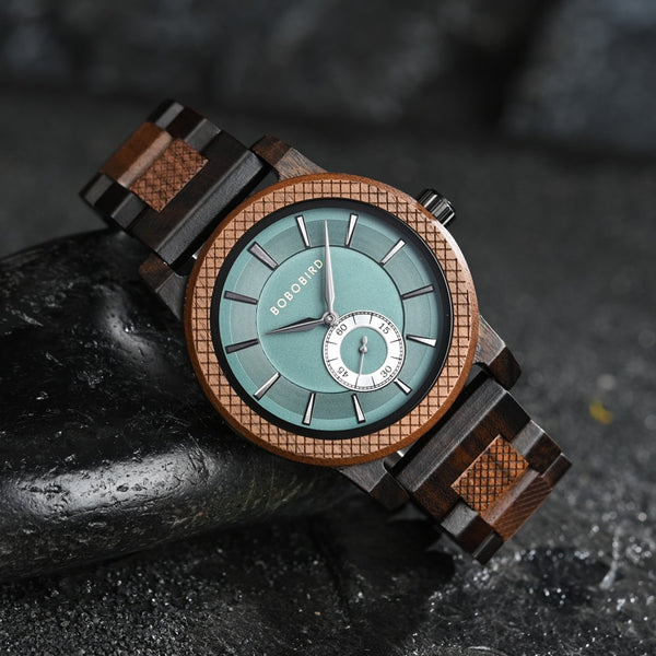 Engraved Wood Watch